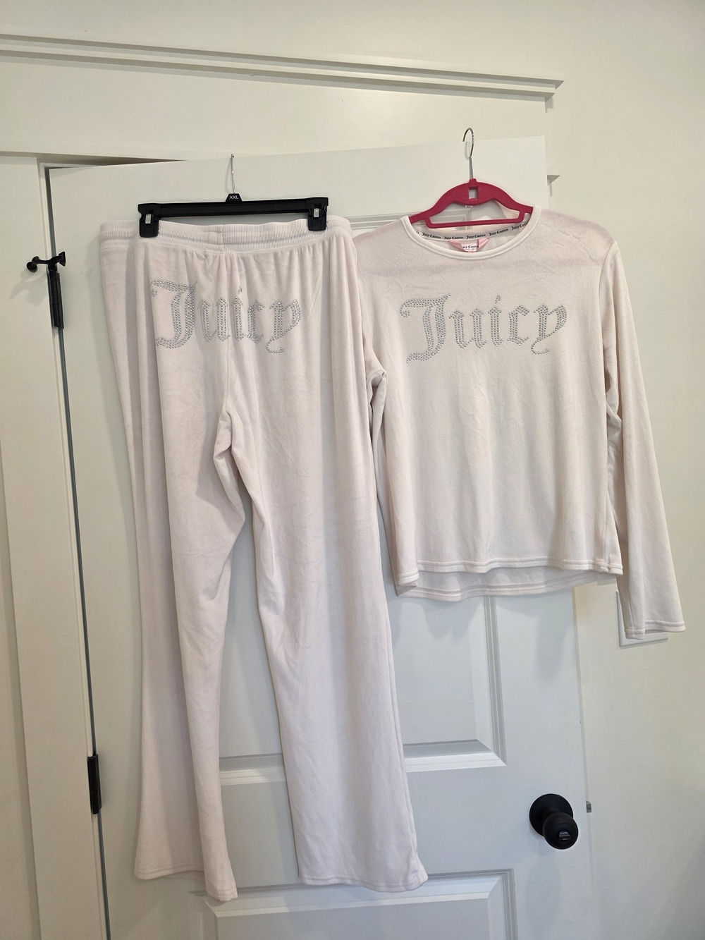 NEW Juicy Couture Rhinestone Logo Lounge Set XL